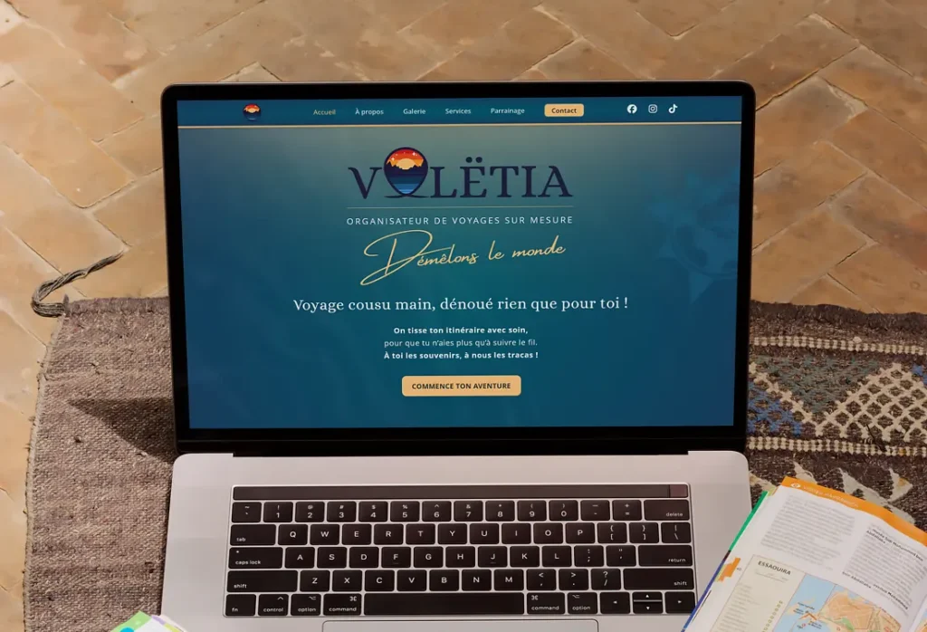 Site web Volëtia organisateur de voyages