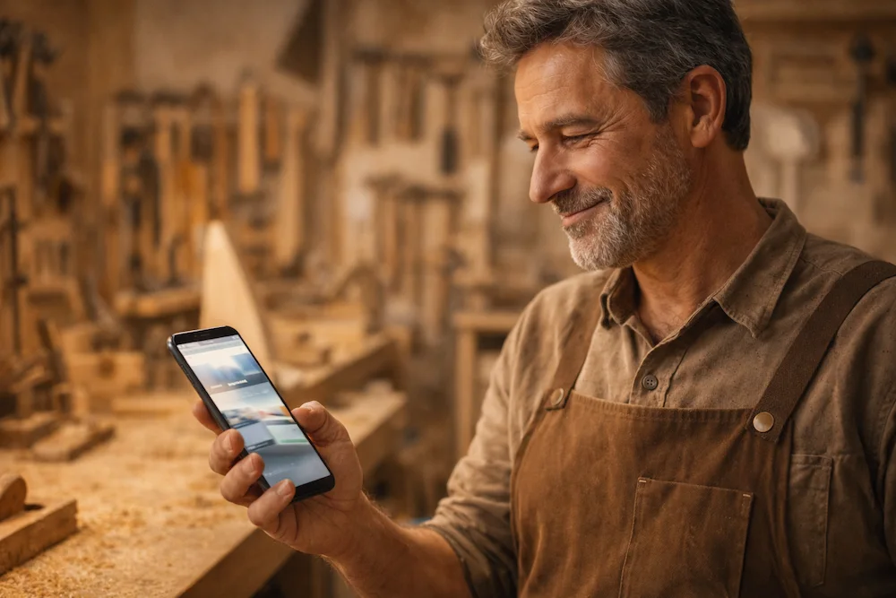 Artisan et technologie dans l'atelier