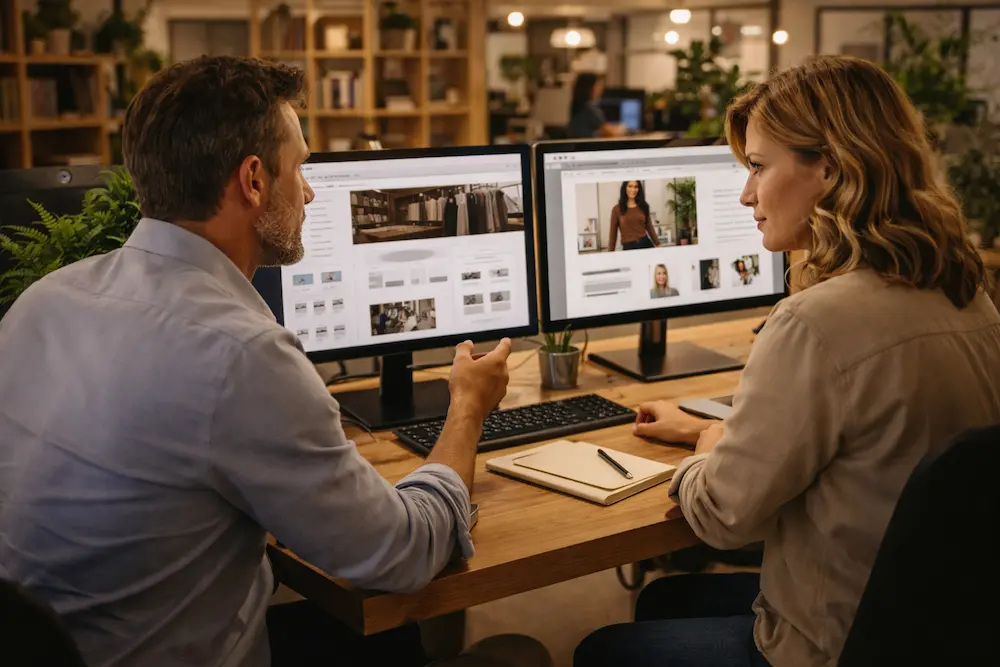 Collaboration sur la conception de site web