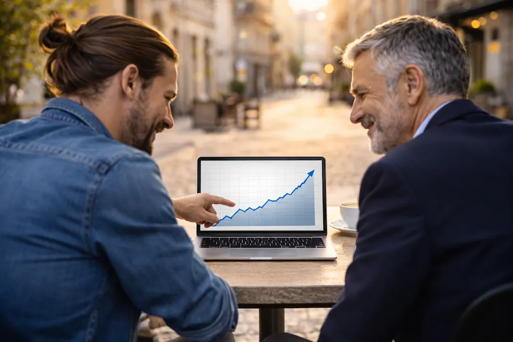 Réunion matinale avec vue sur la réussite